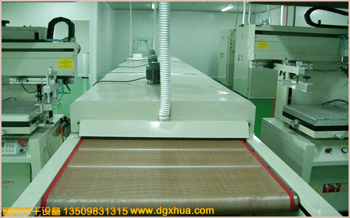 Silk screen dustless tunnel furnace
